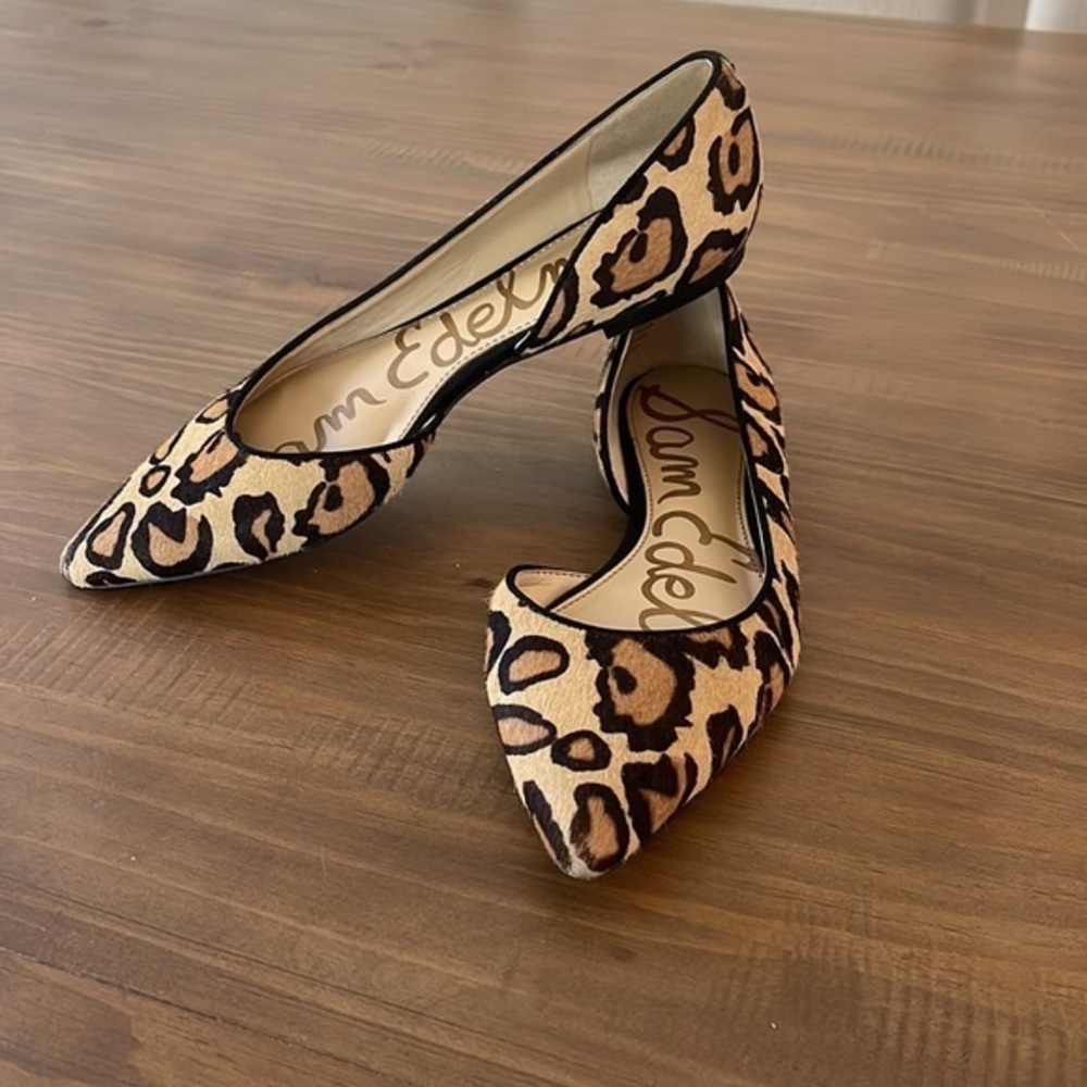 Sam Edelman cheetah print flats